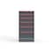 Strong Hold 6 drawer cabinet - (2x 6ft, 1x 7ft, 1x 8ft, 1x 9ft, 1x 12ft) - Red accents - Electronic Lock S3060-PPRAS-0603DS - alternate 1