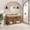 James Martin Vanities Malibu 60" Single Vanity, Amber Birch, w/ 3 CM Tajnar Eclos Top 505-V60S-AMB-3TJR - alternate 8
