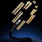 Maximm 8ft RG6 Quad Shielded Coaxial Cable with Right Angle Connector, Black RG6-STA-GLD-4S-8FT - alternate 5