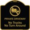 Signmission Black & Gold, 18 Inch x 18 Inch, Heavy Gauge Aluminum A-DES-BG-1818-9779 - alternate 1