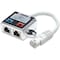 Intellinet Network Solutions 2-Port RJ45 Ethernet Splitter/Combiner, Female to Male, FTP 504195 - alternate 1