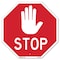 Signmission Stop, 6 Inch X 6 Inch, Plastic Sign OC-P-6-295 - alternate 1