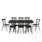 Crosley Hayden 9-Piece Dining Table Set For 8 W/Camille Chairs KF20012SL-MB - alternate 10