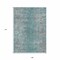 Homeroots 9' X 12' Teal Blue Gray And Charcoal Oriental Washable Indoor Outdoor Area Rug 588844 - alternate 5