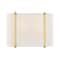 Hudson Valley Lighting Cornell 2 Light Wall Sconce in Aged Brass Finish AH6308-AGB - alternate 1