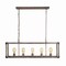 Jonathan Y Magnolia 36" 5-Light Linear Adjustable Iron Rustic Farmhouse LED Pendant, Brown JYL7477A - alternate 12