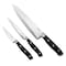 Oster Ginley 3 Piece Stainless Steel Cutlery Set in Black 144314.03 - alternate 1