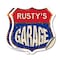 Signmission Rusty's Garage, 12 inch X 12 inch, Vinyl Decal, 2PK SHI-D-2PACK-12-383-RUSTY - alternate 1