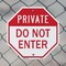 Signmission Private Do Not Enter, 10 Inch X 10 Inch, Aluminum Metal Signs OC-A-10-137 - alternate 5
