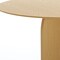 Homeroots 58" Beige Solid Wood Pedestal Base Round Top Dining Table 712172 - alternate 5