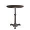 Homeroots 30" Brown Iron Round Pedestal End Table 571184 - alternate 5