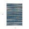 Homeroots 8' X 10' Denim Blue And Gray Striped Washable Indoor Outdoor Area Rug 597322 - alternate 6