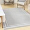 Homeroots 6' X 9' Gray And Ivory Indoor Outdoor Area Rug 545525 - alternate 9