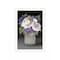 Homeroots Lilac Mason Jar Floral 2 White Framed Print Wall Art 416140 - alternate 1