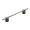 Amerock Transcendent 6-5/16 in 160 mm Center-to-Center Matte Black/Silver Champagne Cabinet Pull BP7414160MBSC - alternate 1