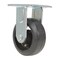 Vestil Rubber Rigid Caster 5 In. Diameter x 2 In. Width 440 Lb. Capacity Dark Black CST-VE-5X2MR-R - alternate 4