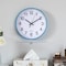 Clockswise Blue 10-In Analog Clock - Silent, Non-Ticking for Wall - Battery-Operated Perfect for Home QI004744.BL.10 - alternate 6