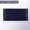 Lavish Home Bath Towels 2PC 100% Cotton Towel Set Extra Large Quick Drying Bath Towels Absorbent Bath Sheets 67-0022-NBS - alternate 8
