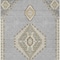 Homeroots 3' X 5' Gray Beige And Ivory Oriental Washable Indoor Outdoor Area Rug 598412 - alternate 8