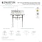 Kingston Brass 30" Carrara Marble Console Sink Set w/ Faucet in Carrara Marble White/Polished Chrome CKVPB3030MBSQ1 - alternate 7