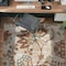 World Rug Gallery Floral Medallion Area Rug 4 ft x 6 ft Beige WR143BEIGE4X6 - alternate 1