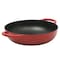 Crock Pot 5 Quart Enameled Cast Iron Multi-Use Everday Pan With Borosilicate Lid in Red 750123695M - alternate 6