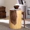 Bali & Pari Fuchsia Hand-carved Suar Wood Side Table 259-14280-ZORO - alternate 8