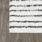 Jonathan Y Petra Abstract Stripe Geometric Shag White/Gray 5 ft. x 8 ft. Area Rug MOH407A-5 - alternate 7
