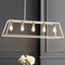 Jonathan Y Floyd 38" 5-Light Bohemian Farmhouse Iron Adjustable LED Pendant, White/Brass Gold JYL7521B - alternate 9