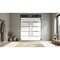 Vdomdoors Metal Double Doors Deux 1105 Gray Graphite Mirrored Glass Top Transom Entry Modern Painted (W72xH96 DEUX1105DEXD-GRE-W72xH96+14-RH-I - alternate 4