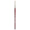 Princeton Velvetouch Long Round Brush, Synthetic Bristles, Short Handle Mixed Media Paintbrush, Size 4, 3PK P3950LR4 - alternate 5