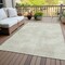 Homeroots 8' X 10' Beige Washable Indoor Outdoor Area Rug 598797 - alternate 8