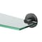 Gatco Reveal Glass Vanity Shelf, Matte Black 4666MX - alternate 3
