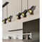 Z-Lite Lumina Matte Black 9 Light Linear Chandelier 7520-9L-MB - alternate 6