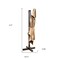 Homeroots 13ft Tan Polyester Rectangular Tilt Cantilever Patio Umbrella With Stand 485641 - alternate 4