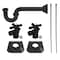 Kingston Brass Plumbing Sink Trim Kit with P-Trap, Matte Black KPK130P0 - alternate 1