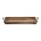 Homeroots 19in Brown Wood Handmade Serving Tray With Handles 399625 - alternate 1
