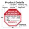 Signmission In Case of Emergency Please Save Ou, 10 Inch X 10 Inch, Plastic Sign OC-P-10-125 - alternate 6