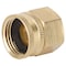 Landscapers Select Swivel Hose Connector, 3/4 x 3/4 in, FNPT x FNH, Brass, Brass GHADTRS-9 - alternate 1