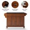 Crosley Cambridge Granite Top Full Size Kitchen Island/Cart KF30004DCH - alternate 8