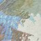 Homeroots 8' Sky Blue And Teal Blue Round Abstract Washable Indoor Outdoor Area Rug 611254 - alternate 8