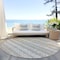 Homeroots 8' Beige And Ivory Round Southwestern Washable Indoor Outdoor Area Rug 587508 - alternate 6