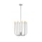 Vidalite Breeze 8-Light Matte White Chandelier, Textured Pendant Chandelier, Included LED Bulbs CE1013106 - alternate 1