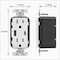 Leviton 15A White 2-Port USB Charging Outlet with 5-15R Weather-Resistant Duplex Outlet R02-W5633-0BW - alternate 6