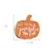 Homeroots Orange and White Hey There Pumpkin Shaped Wall Art 416075 - alternate 3
