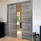 Sartodoors Modern Double Pocket Doors, Planum 0020 Ginger Ash, Kit Trims Rail Hardware, Solid Wood Interior Be PLANUM0020DP-GA-8496 - alternate 6