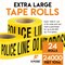 Xpose Safety Police Line Do Not Enter Tape Roll, 3 Inch Wide x 1000 Feet, Yellow w/Black Letters, 24 Rolls, 24PK PPLT-24-X - alternate 9