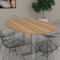 Skutchi Designs 6 Person Conference Table With Power Unit | 6' Boval Table | Harmony Series HAR-BOVL-48X72-T-U999ST19-NA - alternate 5