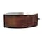 Homeroots 22" Brown Solid Wood One Drawer Floating Nightstand 651500 - alternate 11
