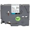 Brother Label Tape Cartridge, Black/White, Labels/Roll: Continuous TZeFX221 - alternate 1